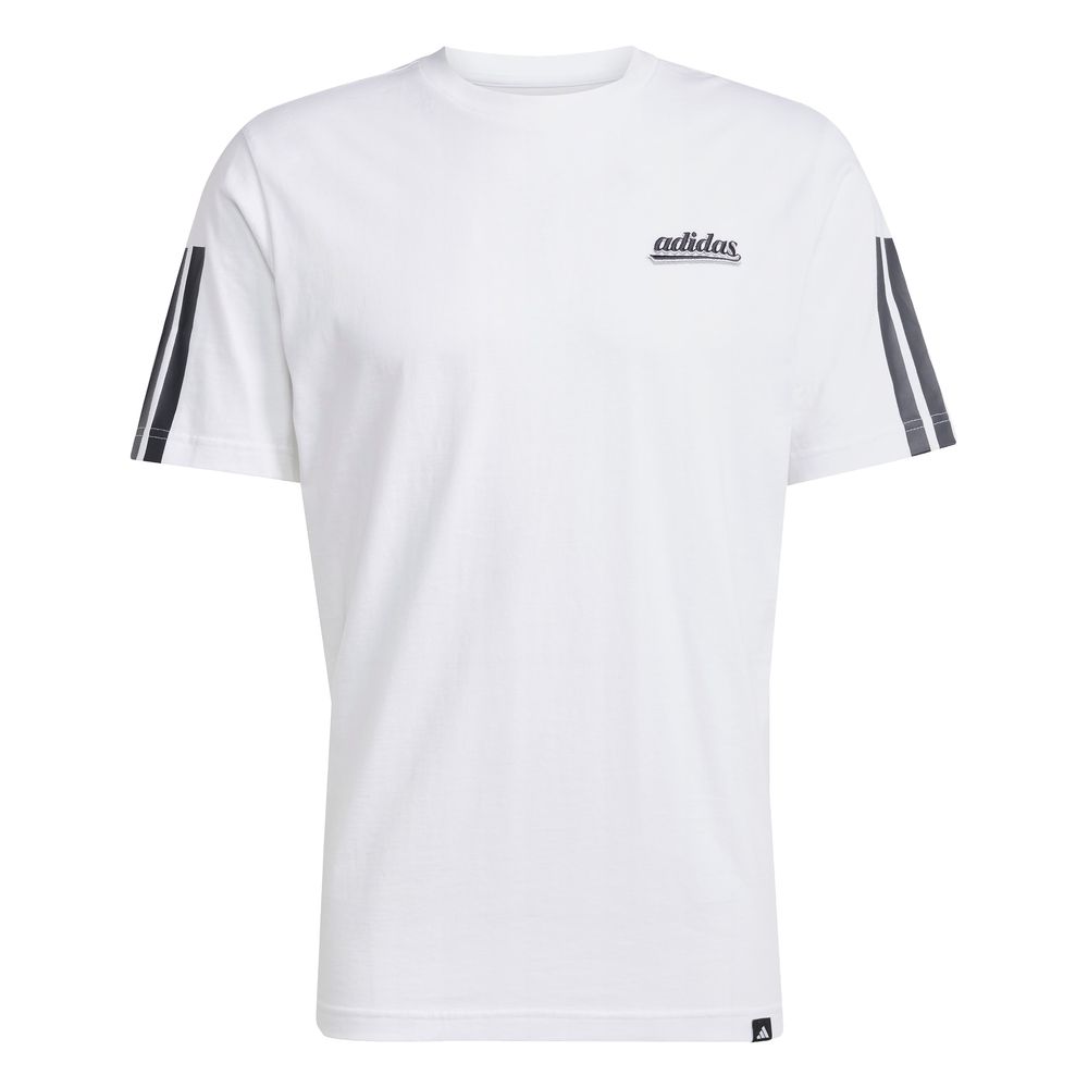 adidas M Script Tee - white