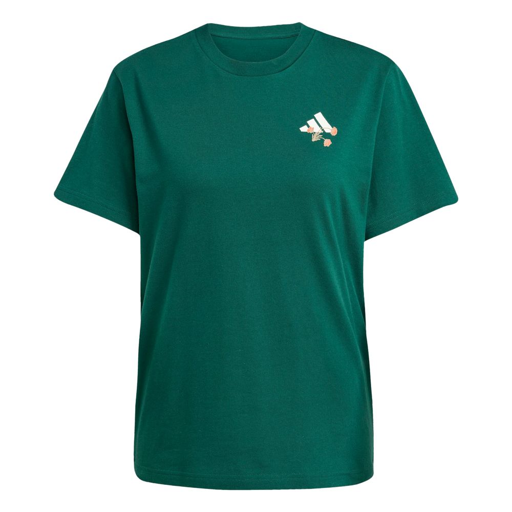 adidas Floral Tee - cgreen