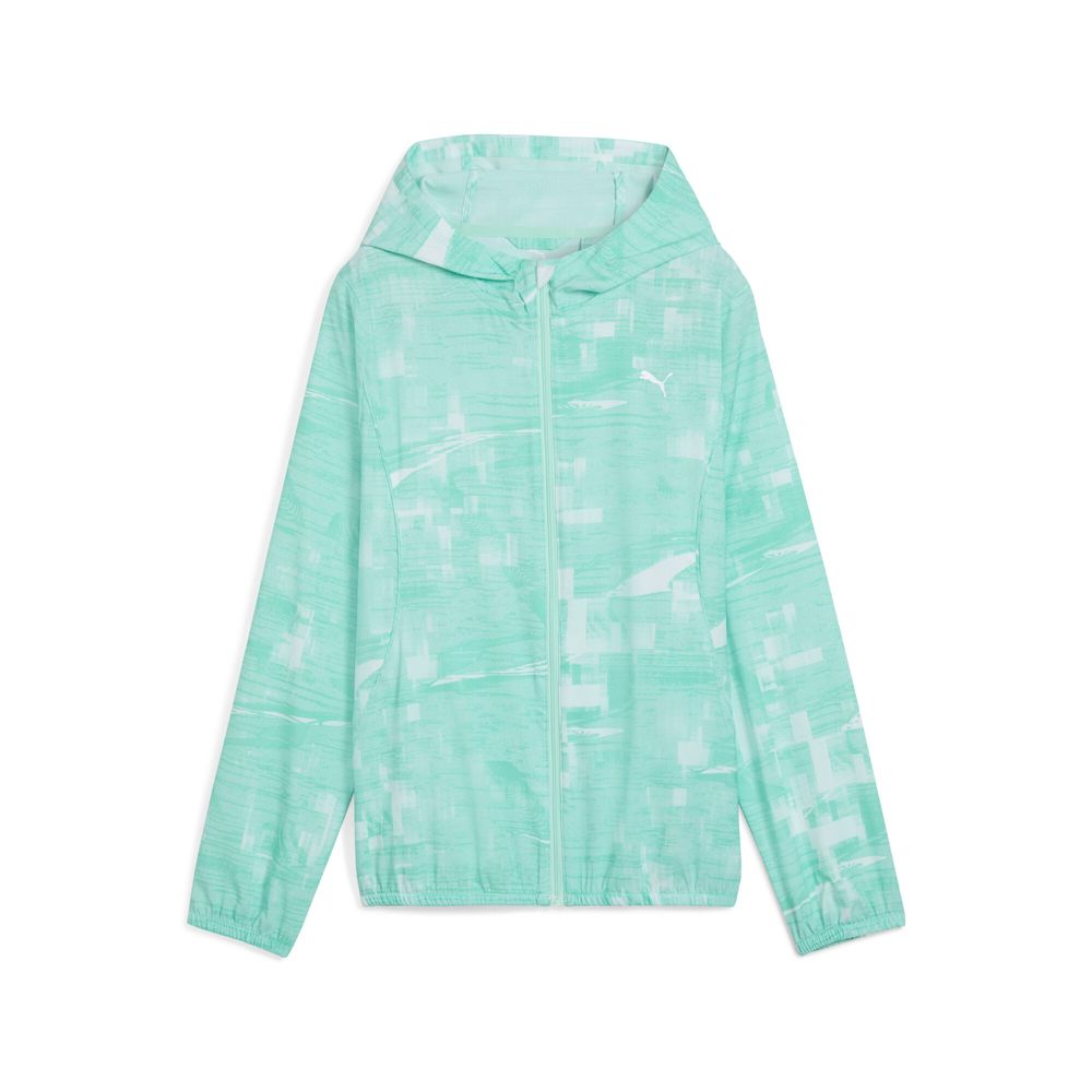 Puma W Run Velocity AOP Woven Jacket - grün