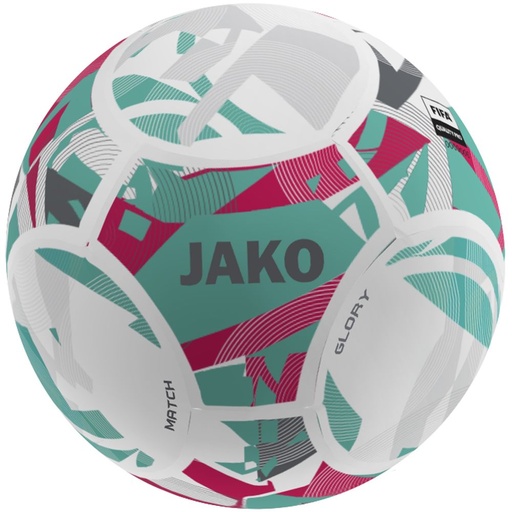 Jako Spielball Glory - weiß/rubine red/cool gray