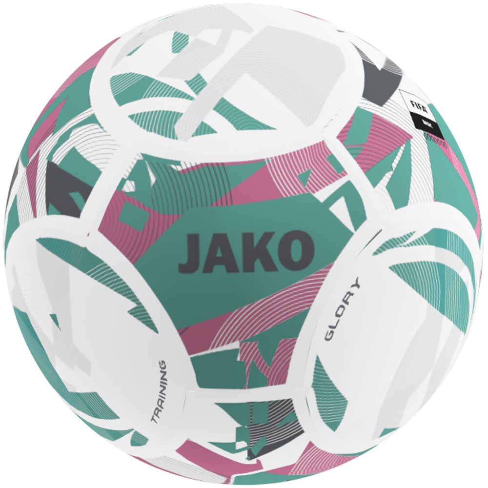 Jako Trainingsball Glory - weiß/rose/cool gray