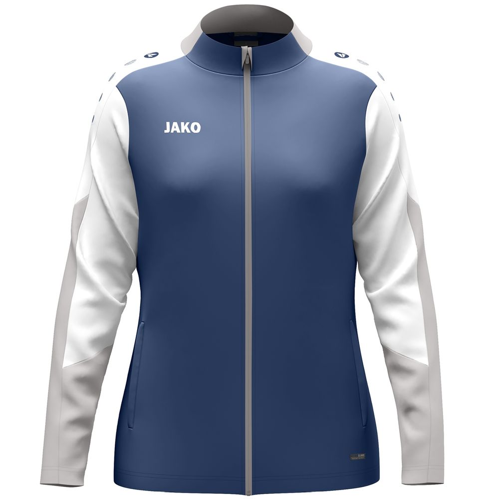 Jako Polyesterjacke Dynamic Damen - nachtblau/weiß/hellgrau
