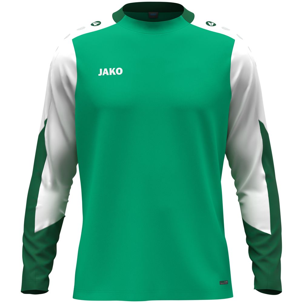 Jako Longsleeve Dynamic - grün/weiß/dunkelgrün