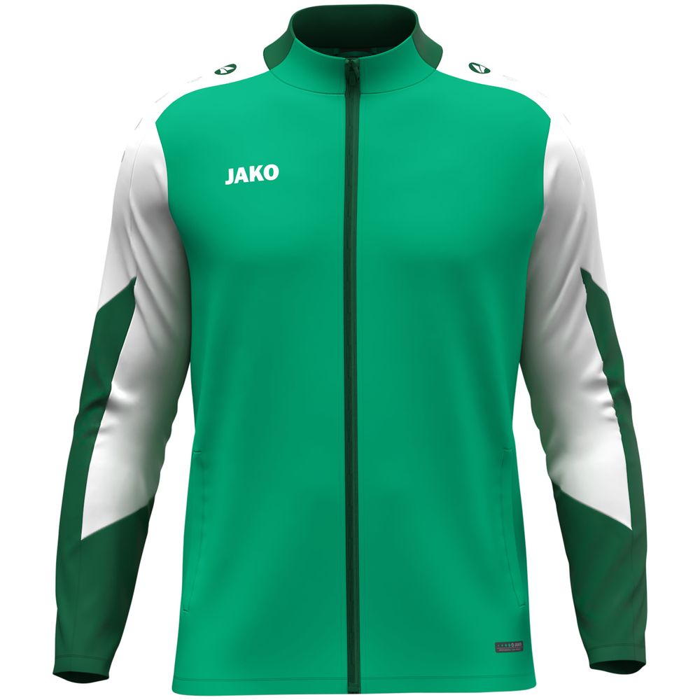 Jako Polyesterjacke Dynamic - grün/weiß/dunkelgrün