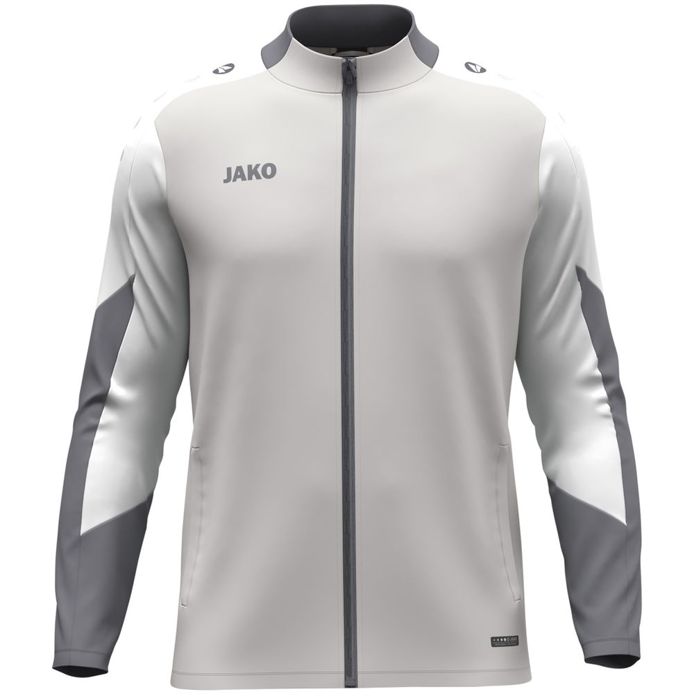 Jako Polyesterjacke Dynamic - hellgrau/weiß/grau