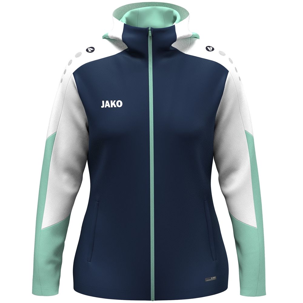 Jako Kapuzenjacke Dynamic Damen - marine/weiß/minze