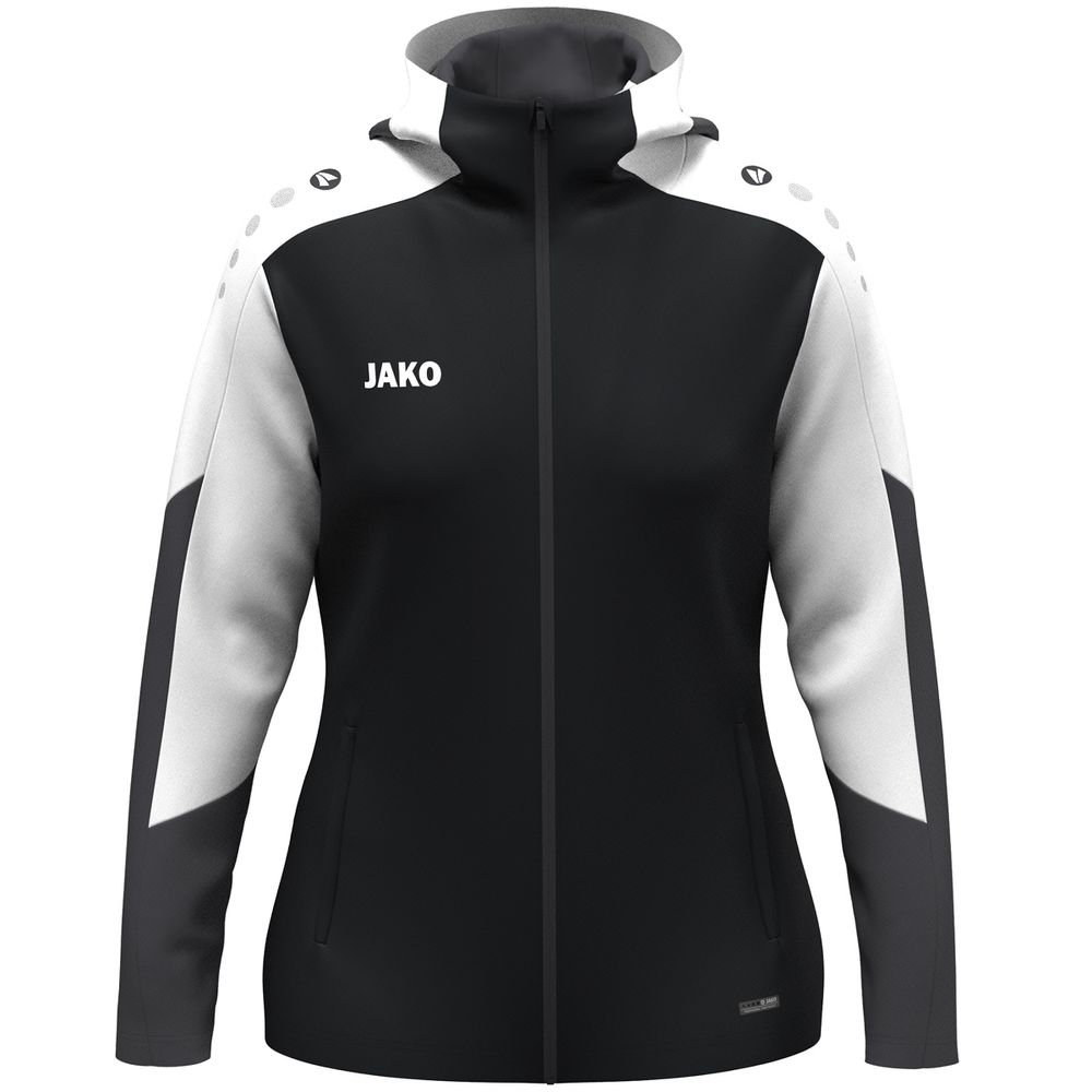 Jako Kapuzenjacke Dynamic Damen - schwarz/weiß/anthrazit