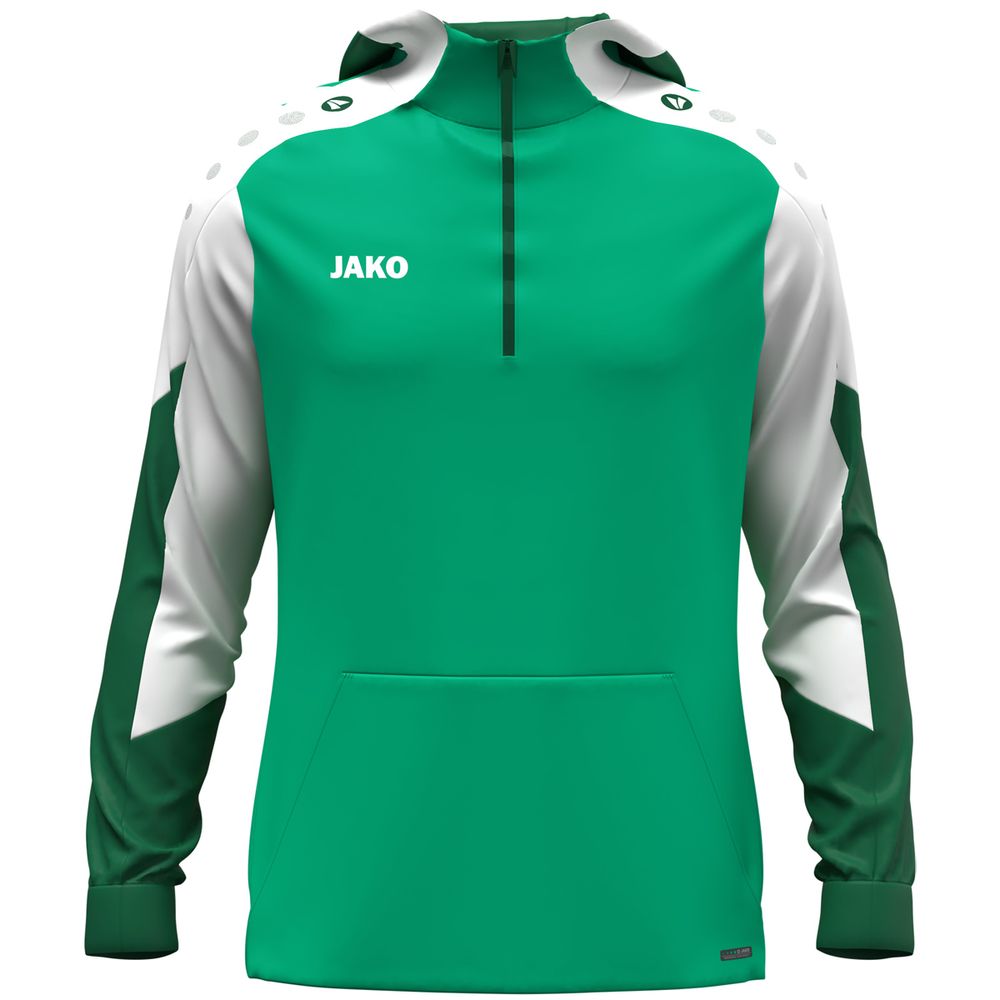 Jako Zip Hoodie Dynamic - grün/weiß/dunkelgrün