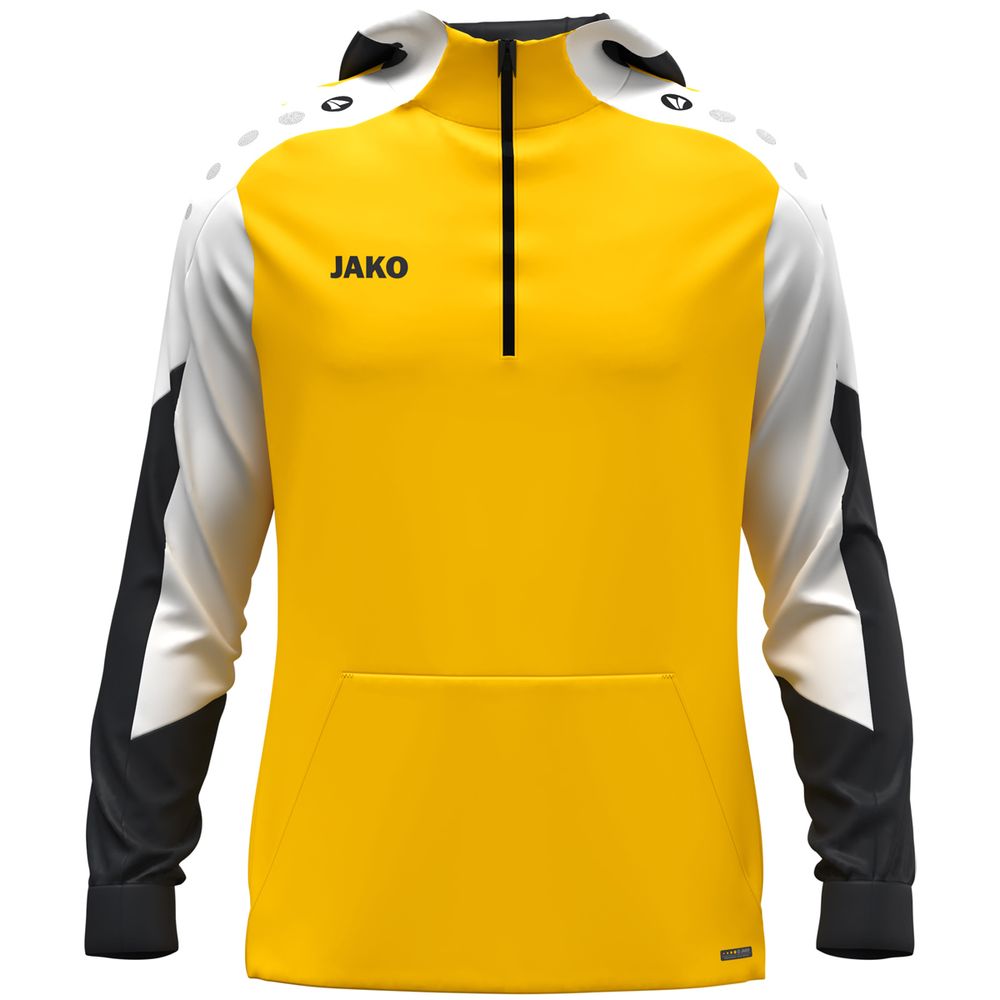 Jako Zip Hoodie Dynamic - gelb/weiß/schwarz