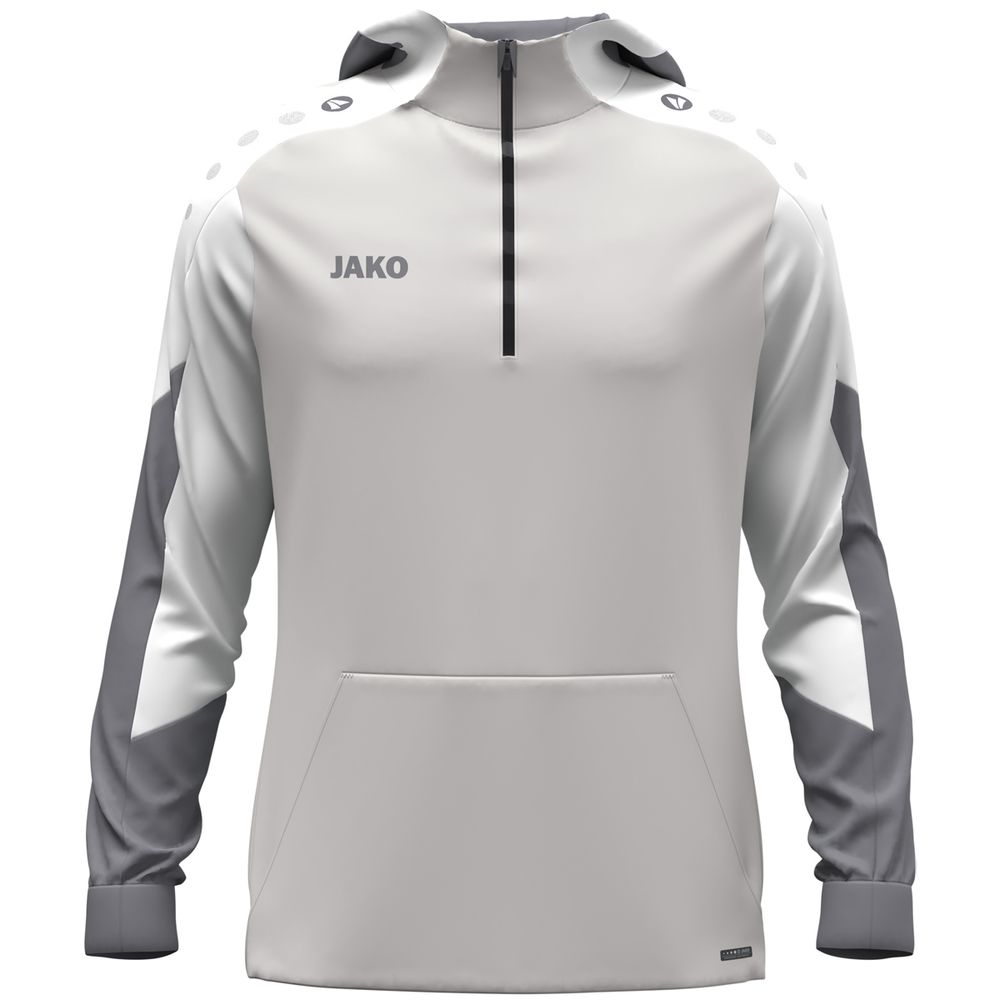 Jako Zip Hoodie Dynamic - hellgrau/weiß/grau
