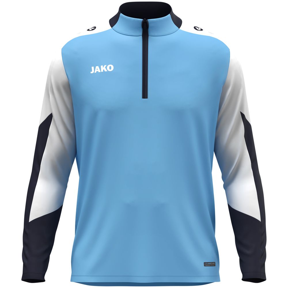 Jako Ziptop Dynamic - skyblue/weiß/marine