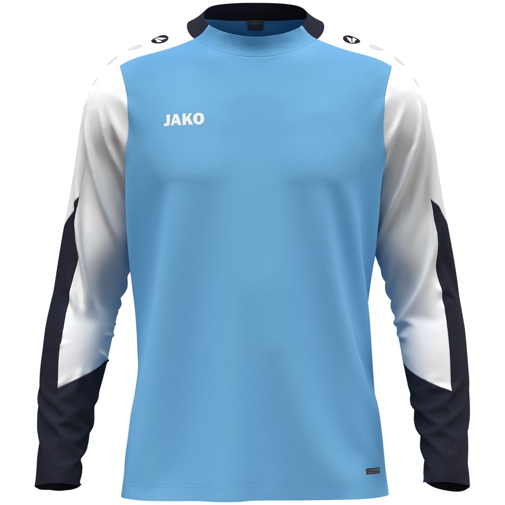 Jako Longsleeve Dynamic - skyblue/weiß/marine