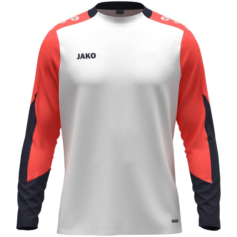 Jako Longsleeve Dynamic - weiß/coral/marine