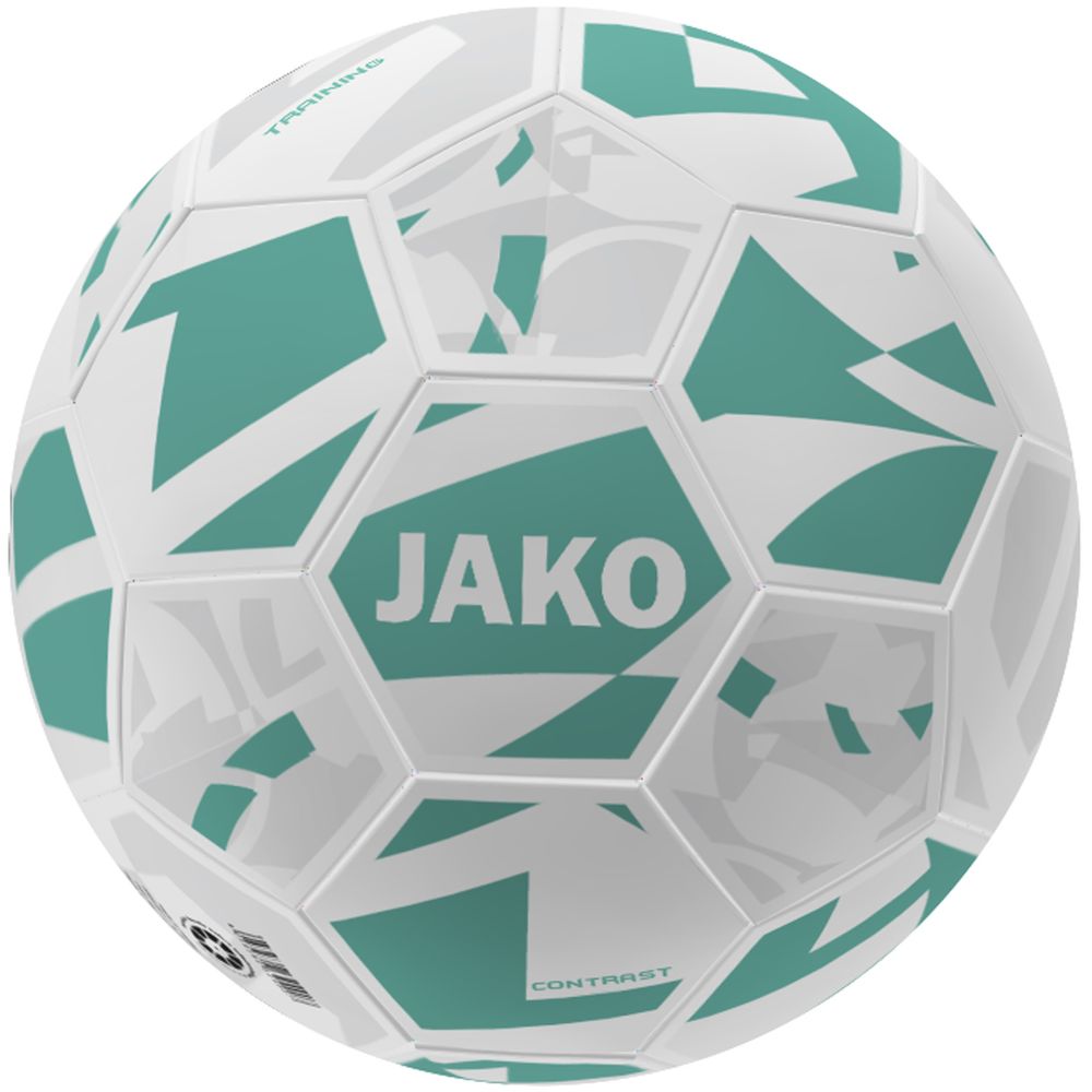 Jako Trainingsball Contrast - weiß/mint