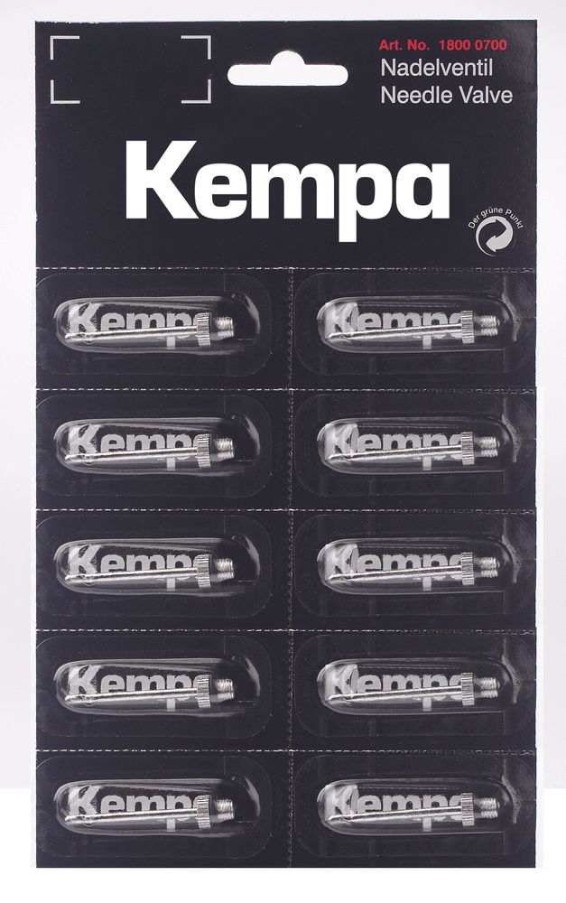 Kempa Nadelventile (Vpe 10 Stück) - keine farbe