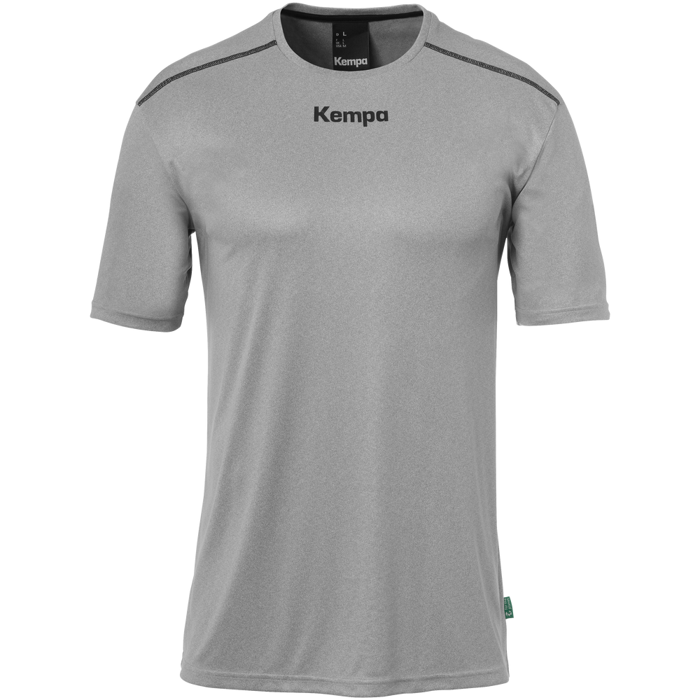 Kempa Poly Shirt - dark grau melange