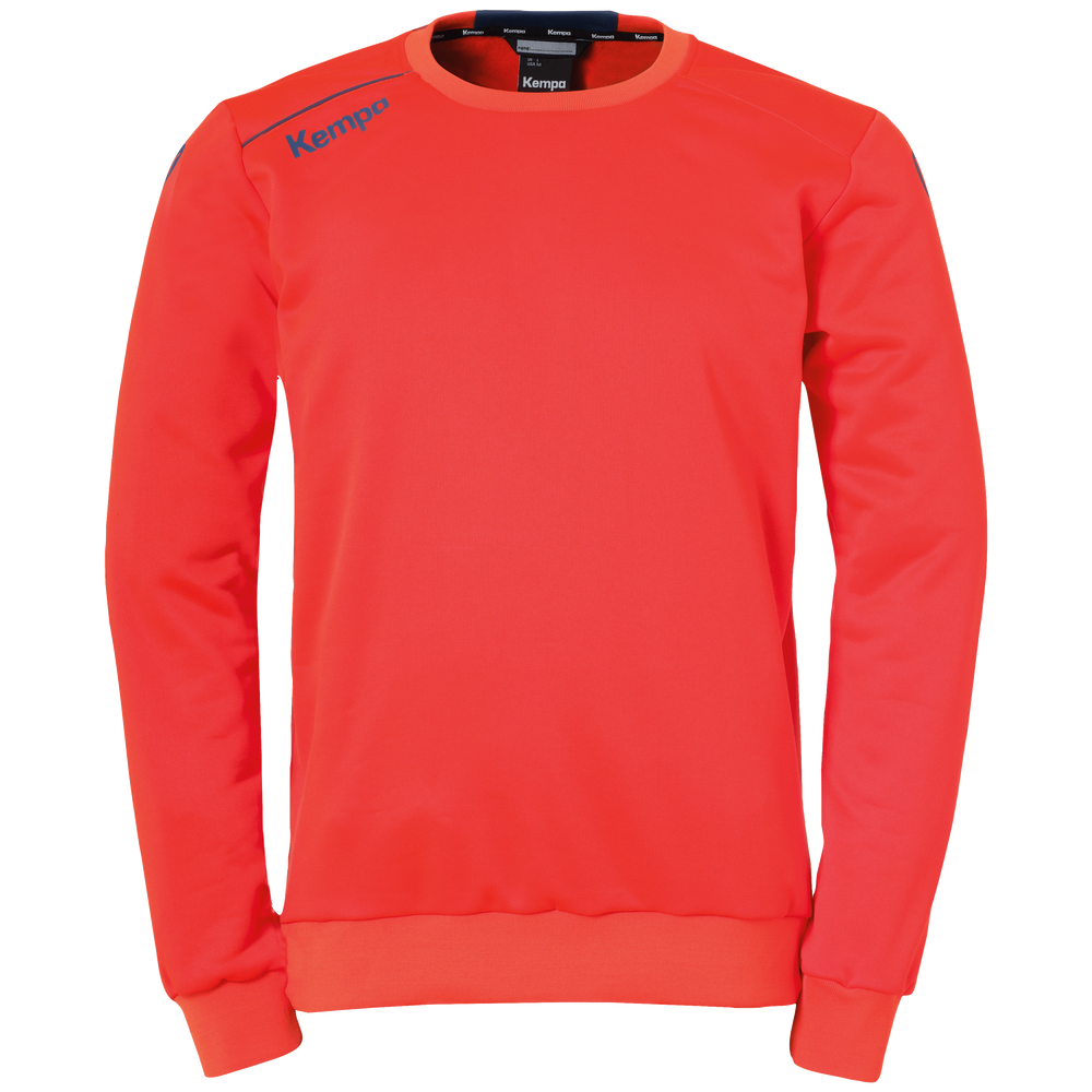 Kempa Player Training Top - fluo rot/ice grau