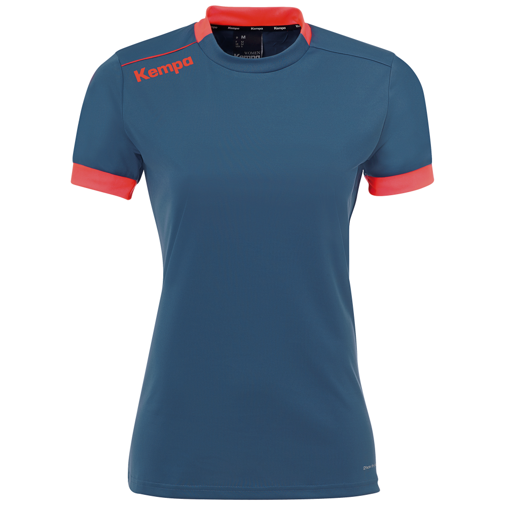 Kempa Player Trikot Women - ice grau/fluo rot