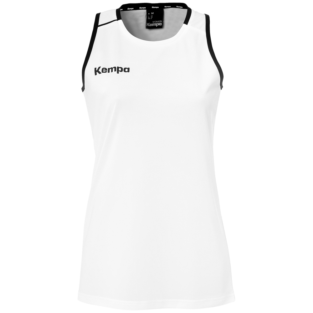 Kempa Player Tank Top Damen - weiß/schwarz
