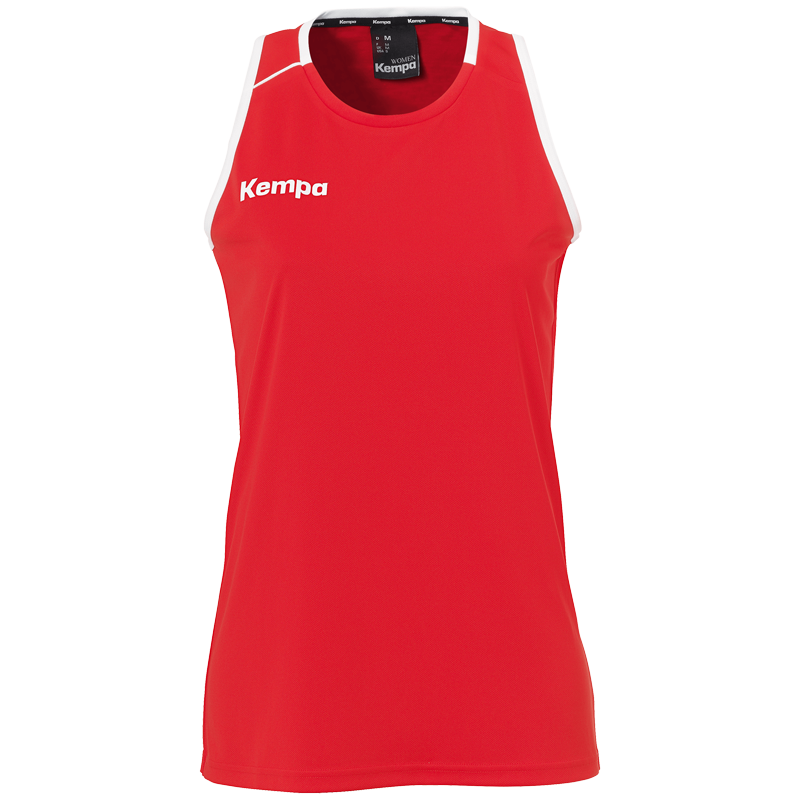 Kempa Player Tank Top Damen - rot/weiß