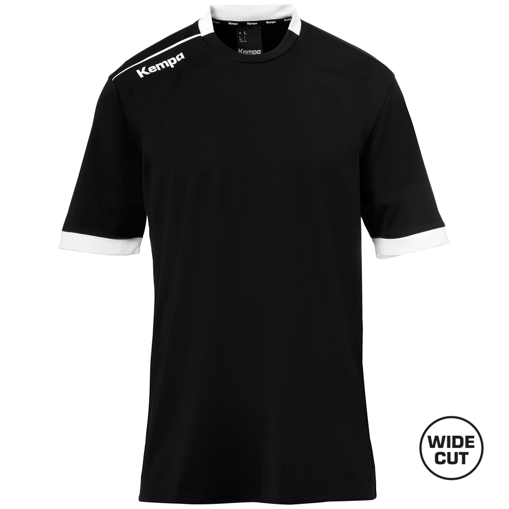 Kempa Player Shooting Shirt - schwarz/weiß