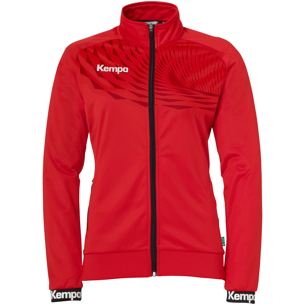 Kempa Wave 26 Poly Jacket Women - rot/chilirot