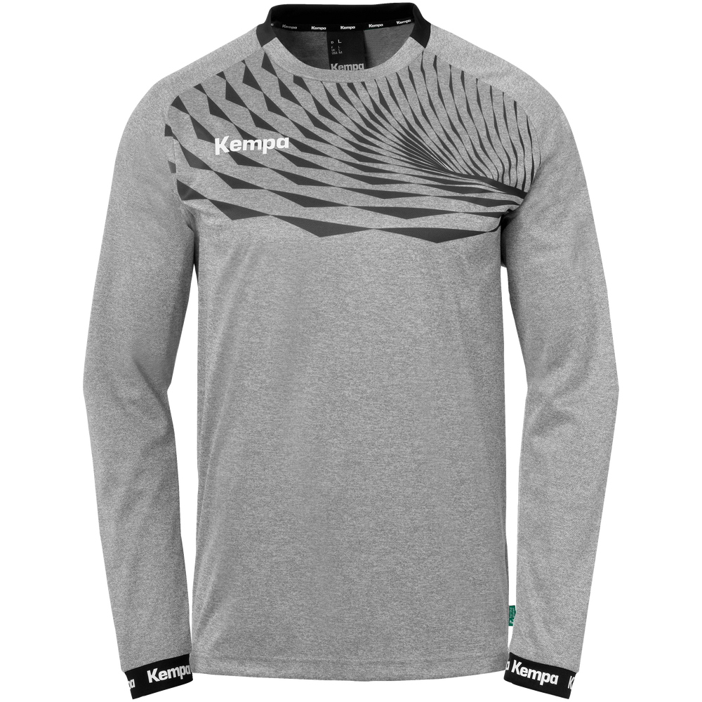 Kempa Wave 26 Longsleeve - grau melange/anthra