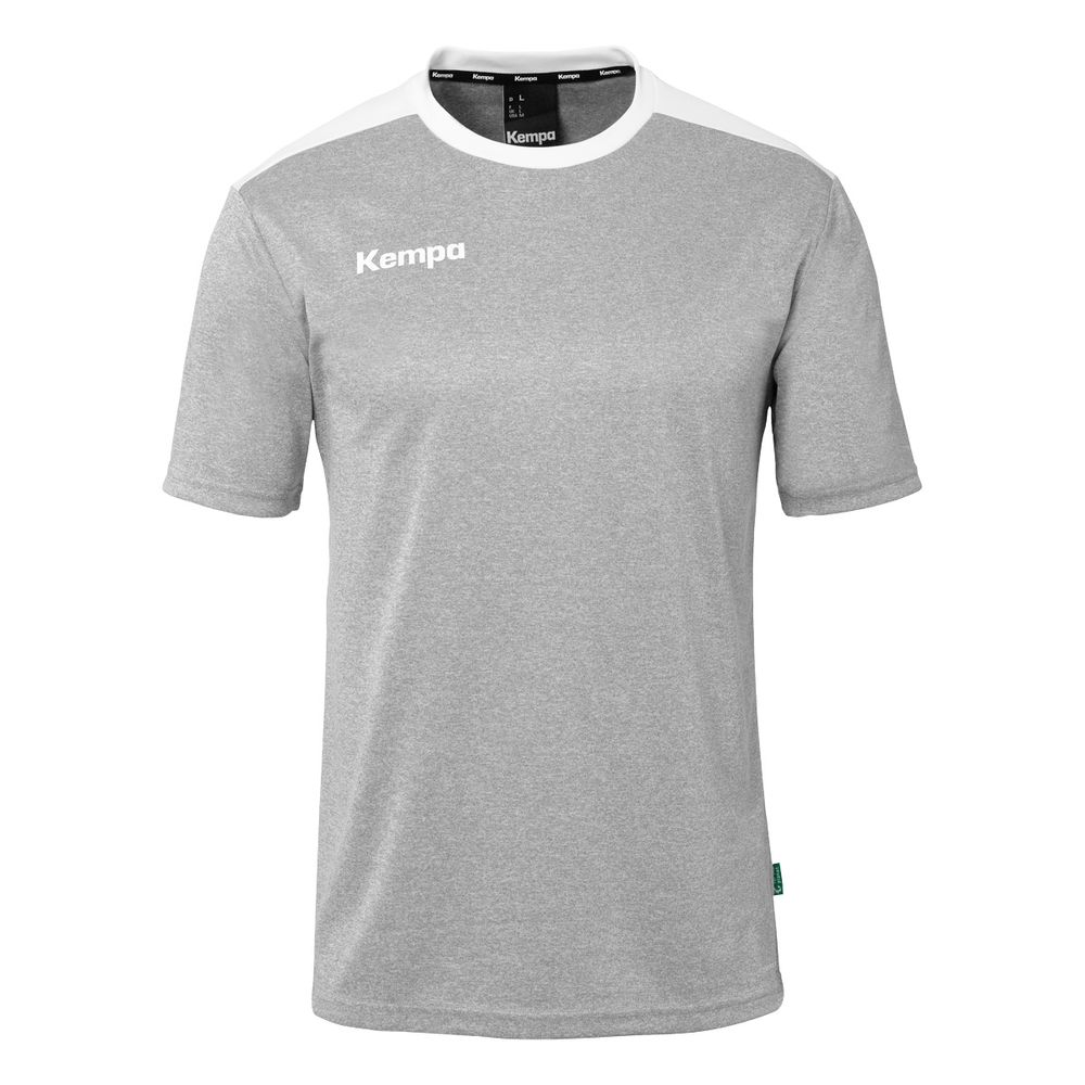 Kempa Emotion 27 Shirt - dark grau melange/weiß