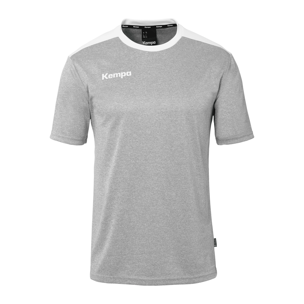 Kempa Emotion 27 Shirt - dark grau melange/weiß