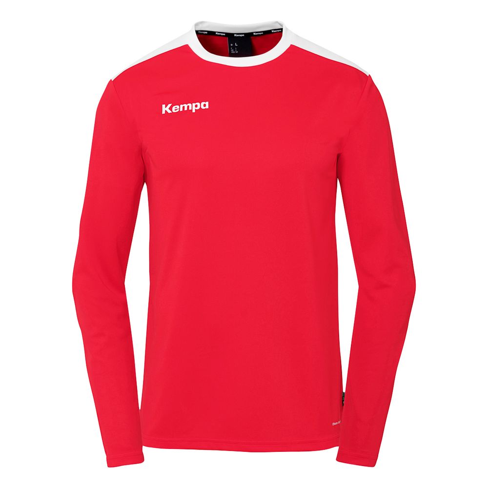 Kempa Emotion 27 Langarmshirt - rot/weiß