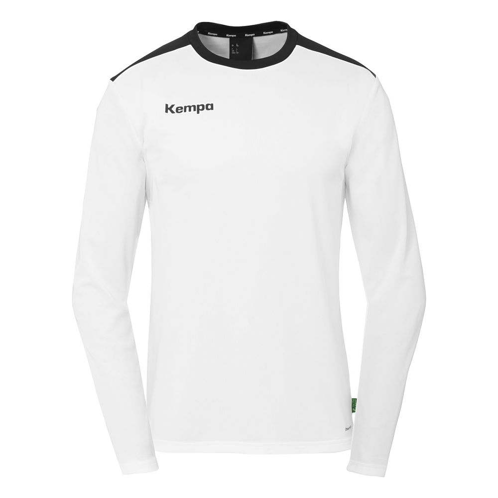 Kempa Emotion 27 Langarmshirt - weiß/schwarz