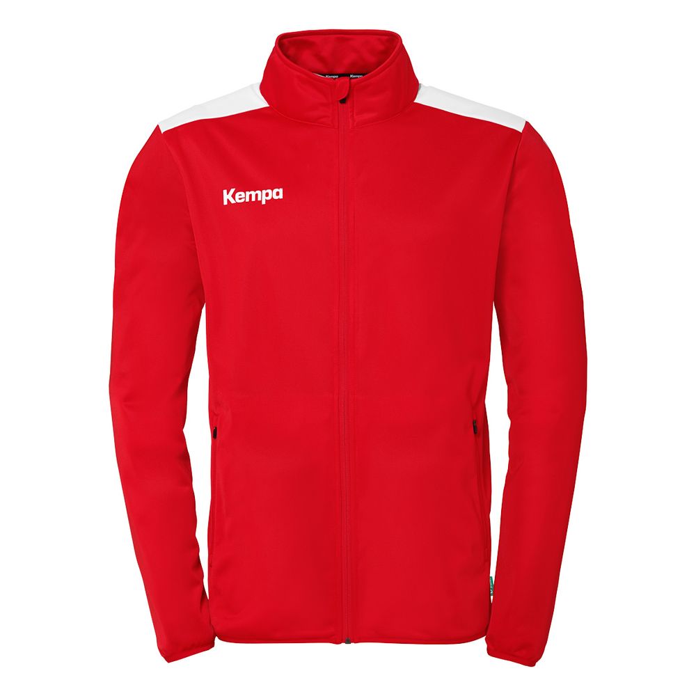 Kempa Emotion 27 Poly Jacke - rot/weiß