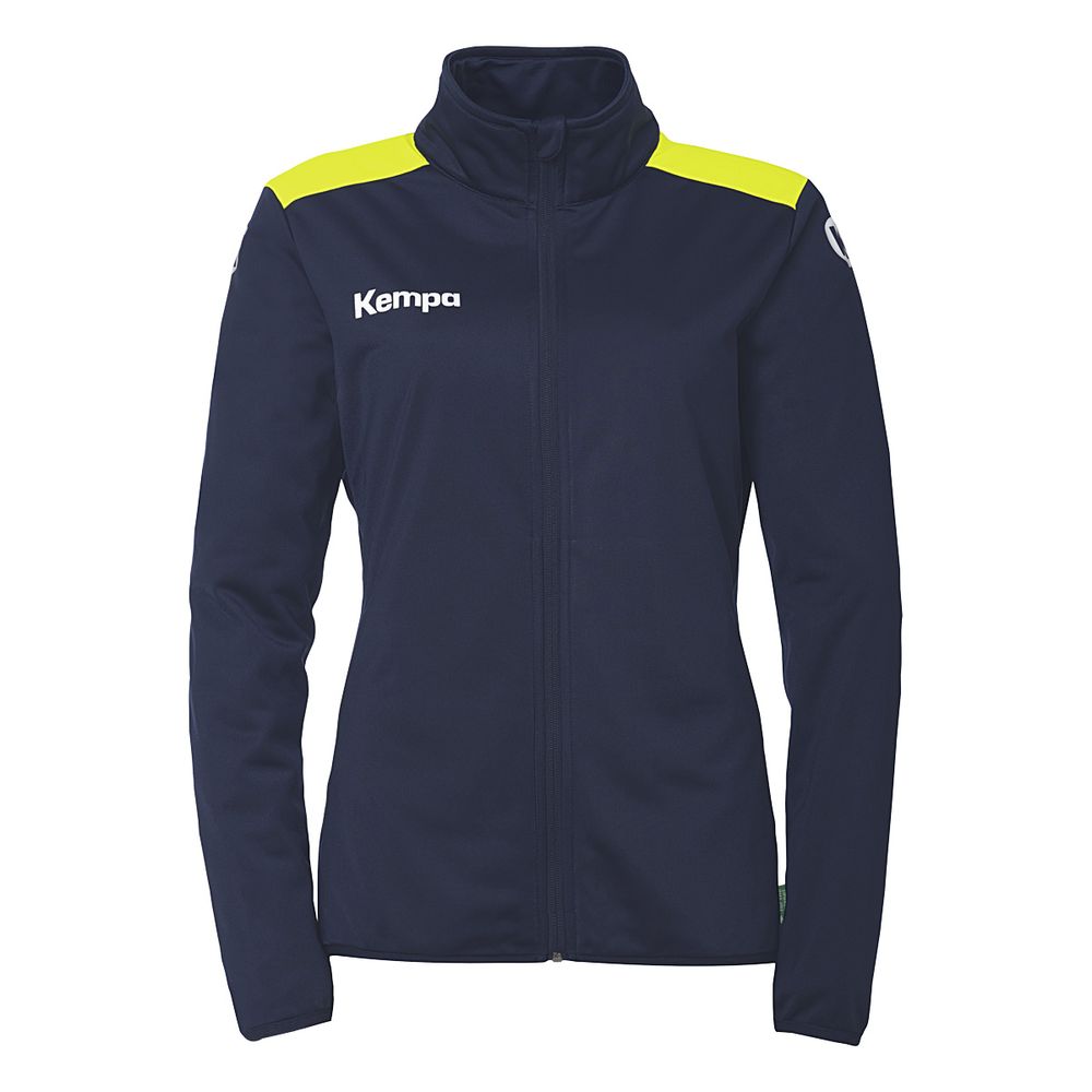 Kempa Emotion 27 Poly Jacke Damen - marine/fluo gelb