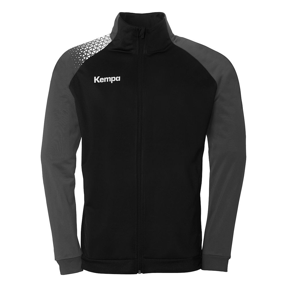 Kempa Ambition 28 Poly Jacke - schwarz/anthra