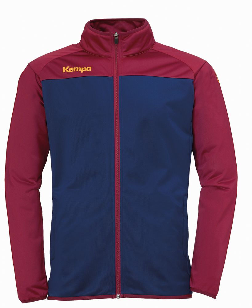 Kempa Prime Poly Jacke - deep blau/deep rot