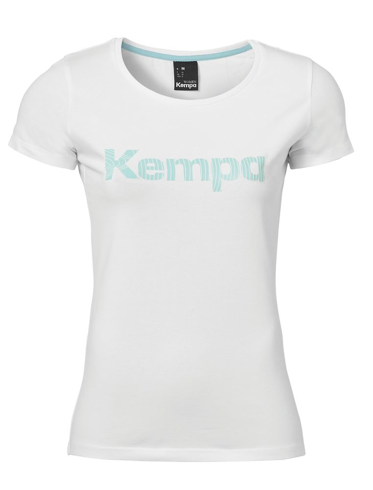 Kempa Graphic T-Shirt Girls - weiß