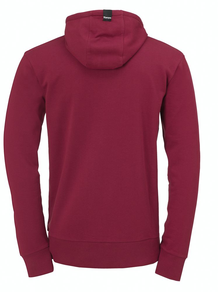 Kempa Graphic Hoody - deep rot