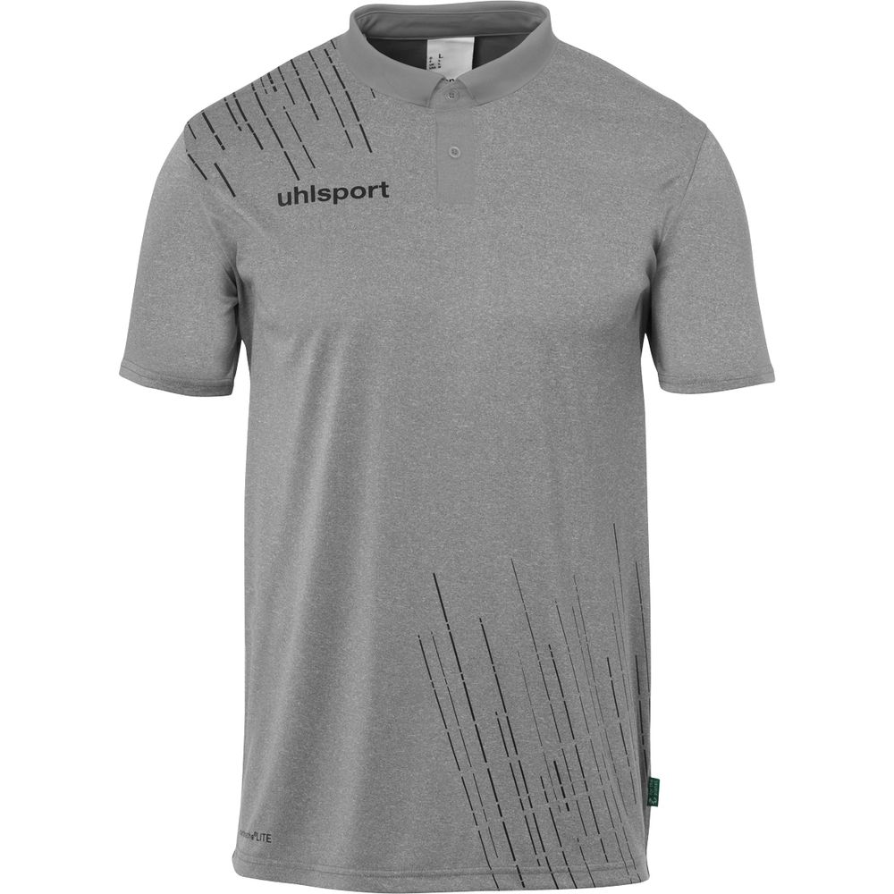 Uhlsport SCORE 26 POLY POLO - dark grau melange/schwarz