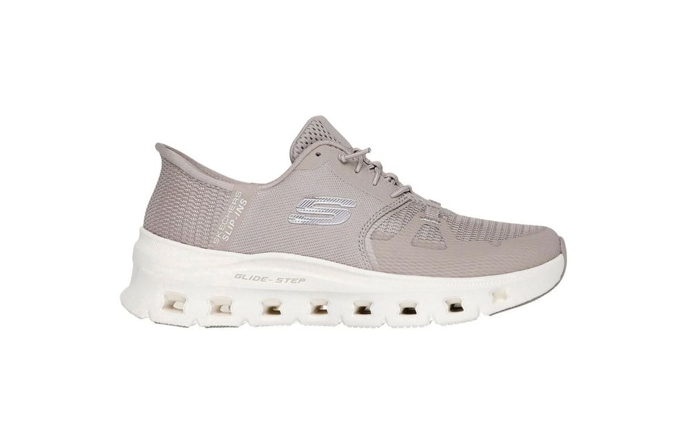 Skechers Glide-Step Pro Freizeit-Schuhe Slippers - Grau