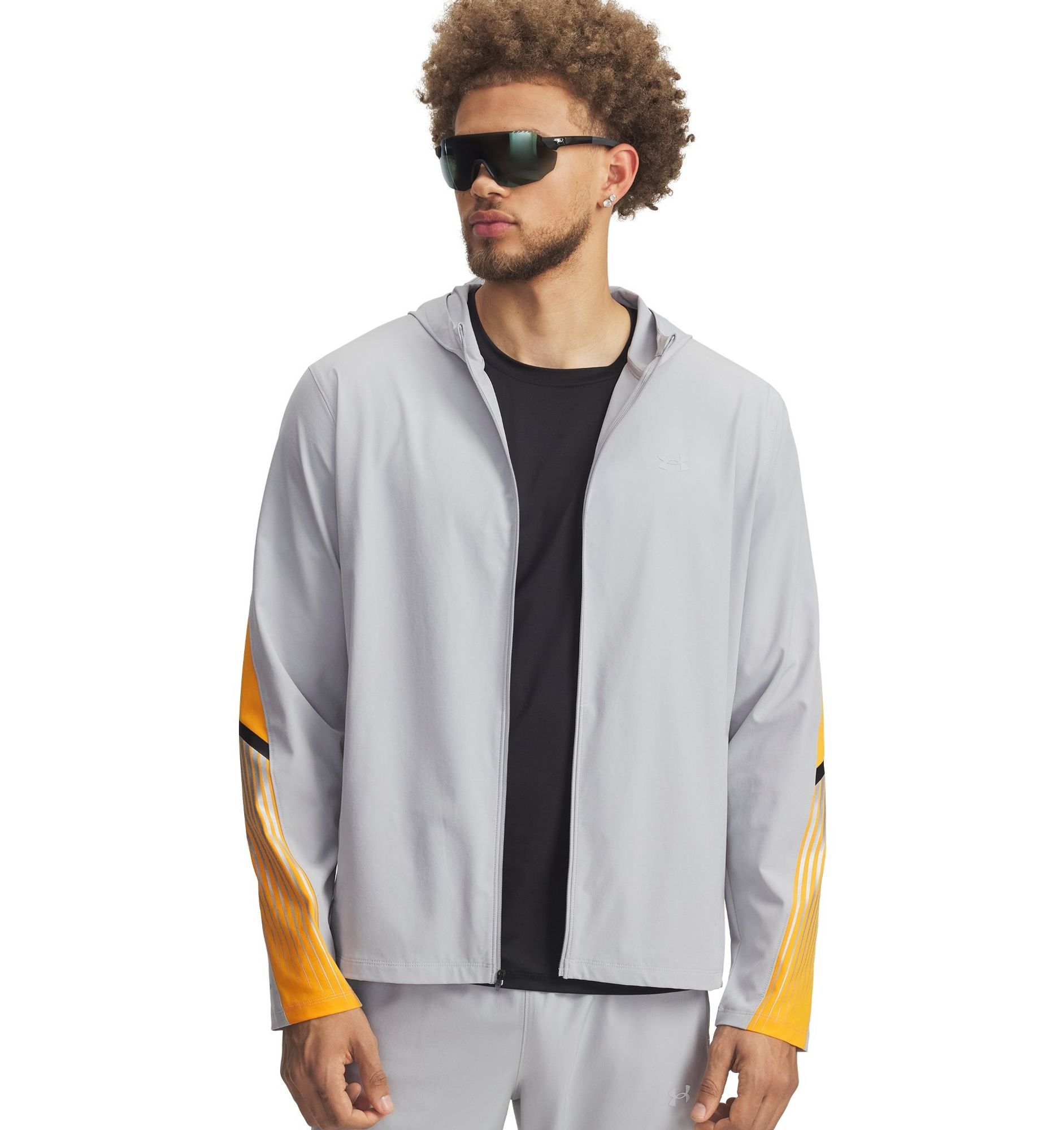 Under Armour Ua Velociti Storm Hooded Jacke - mod gray