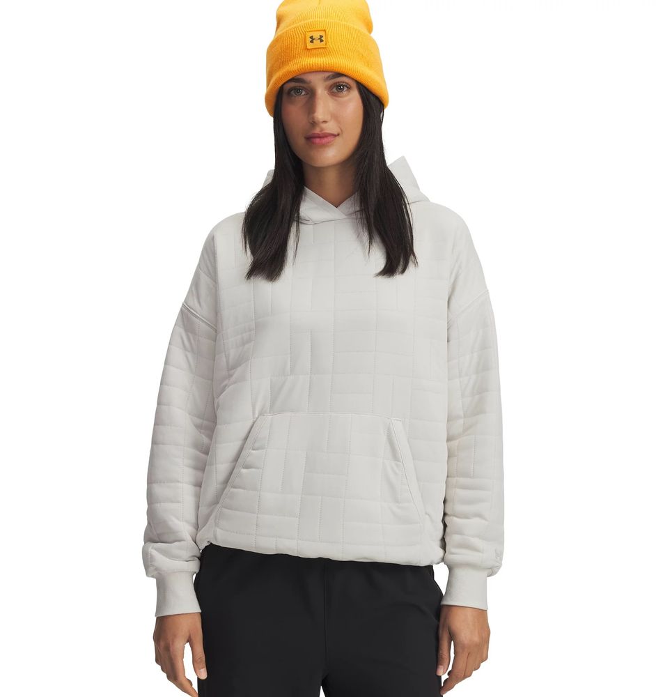 Under Armour Unstoppable Flc Txtr Hoodie - summit white