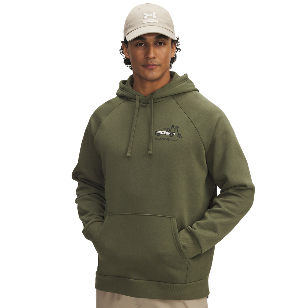 Under Armour Ua Rival Fleece Hbr Logo Hd - marine od green