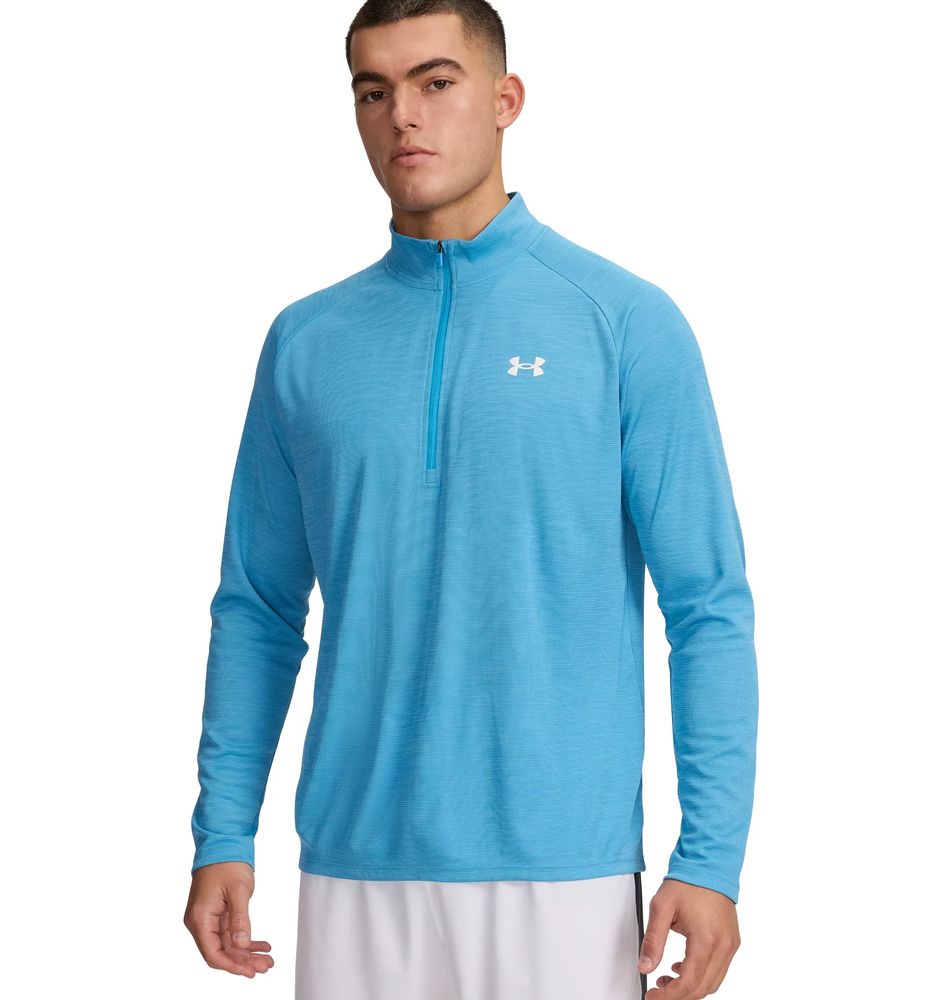 Under Armour Ua Tech Textured 1/2 Zip - ether blue