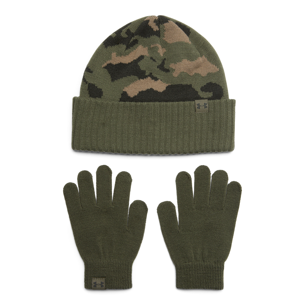 Under Armour B Beanie/Glove Combo - marine od green