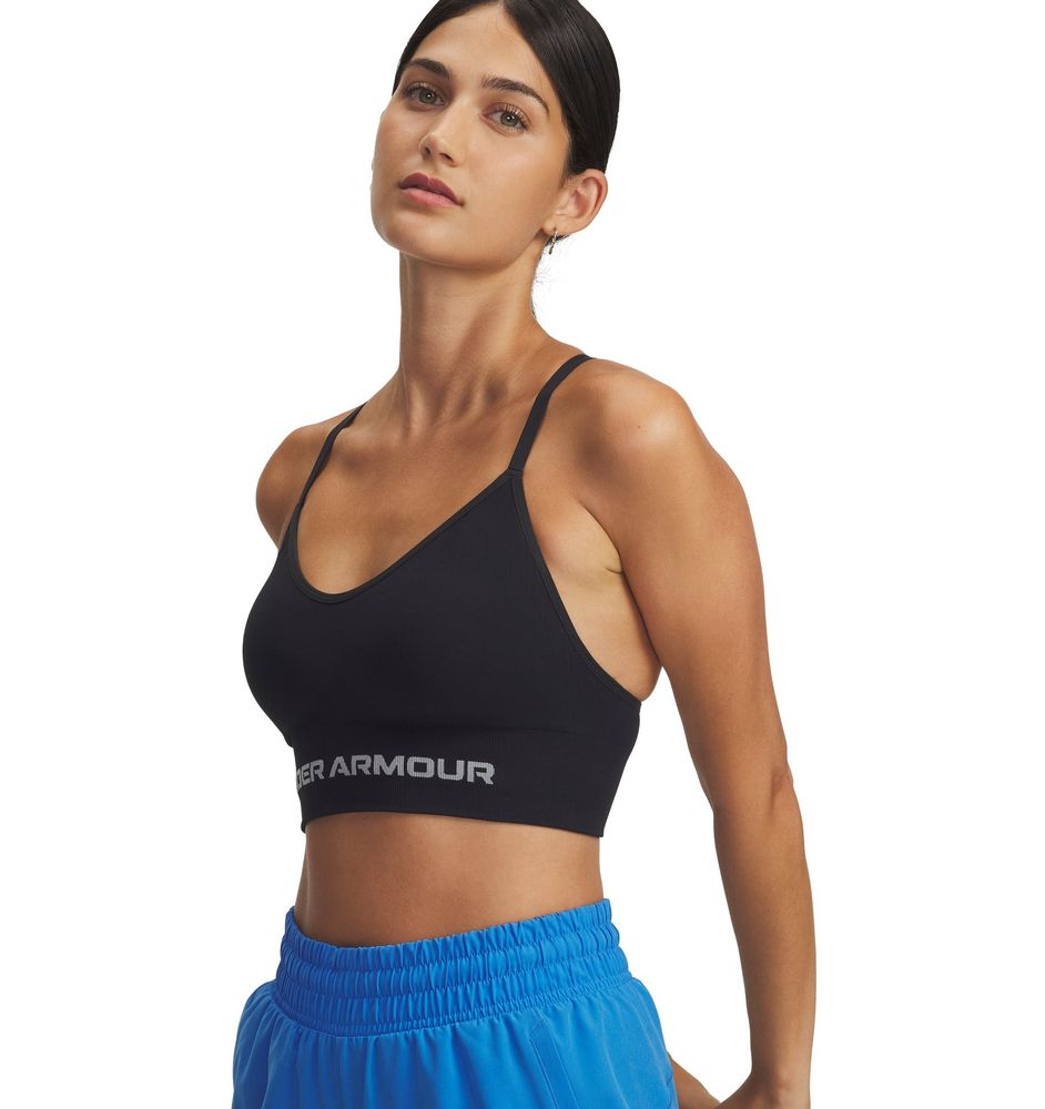 Under Armour Vanish Seamless Low Bra - black