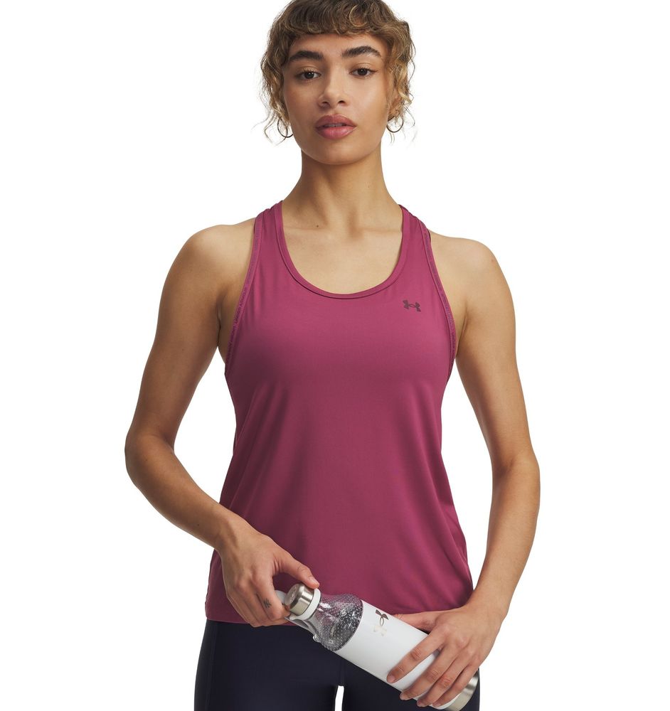 Under Armour Tech Knockout Tank - fuchsia dusk