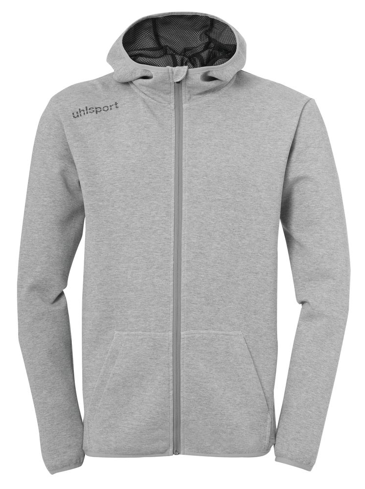 Uhlsport Essential Hood Jacket - dark grau melange