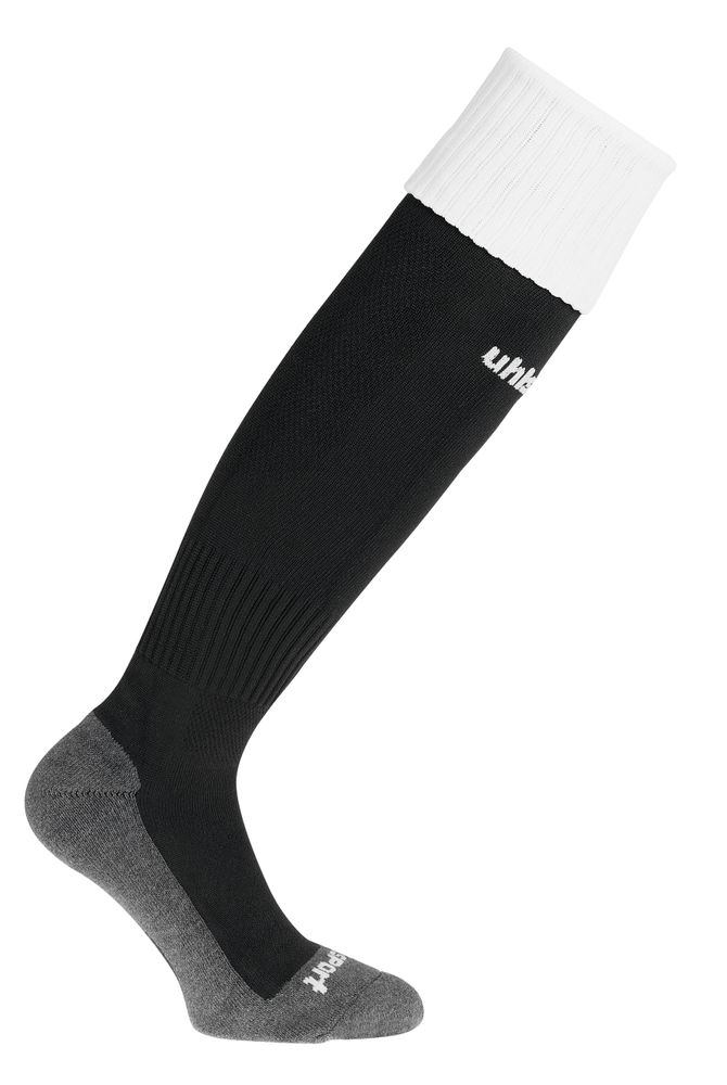 Uhlsport Club Stutzenstrumpf - schwarz/weiß