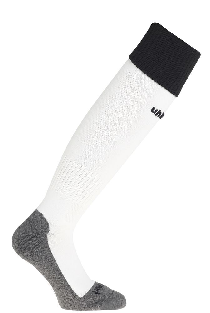 Uhlsport Club Stutzenstrumpf - weiß/schwarz