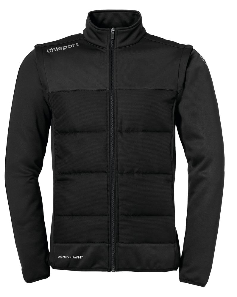 Uhlsport Essential Multi Jacket With Rem. Sleeves - schwarz